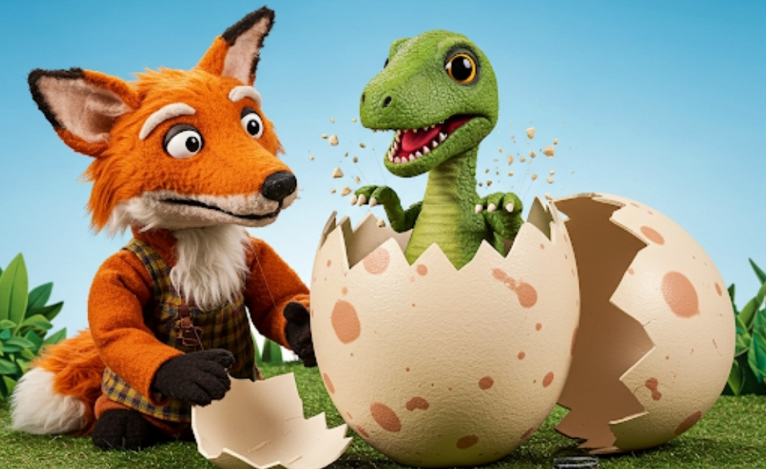 Poppentheater Ronzebons: De vos en het dino-ei
