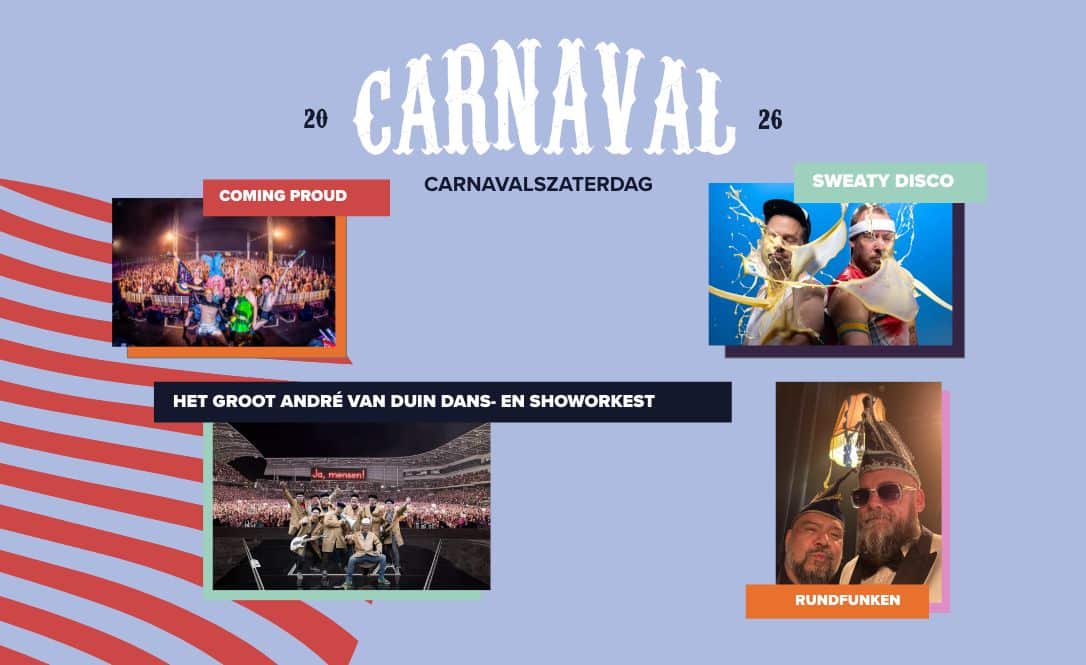 Coming Proud! Met Sweaty Disco en Het Groot André van Duin Dans- en Showorkest + meer!