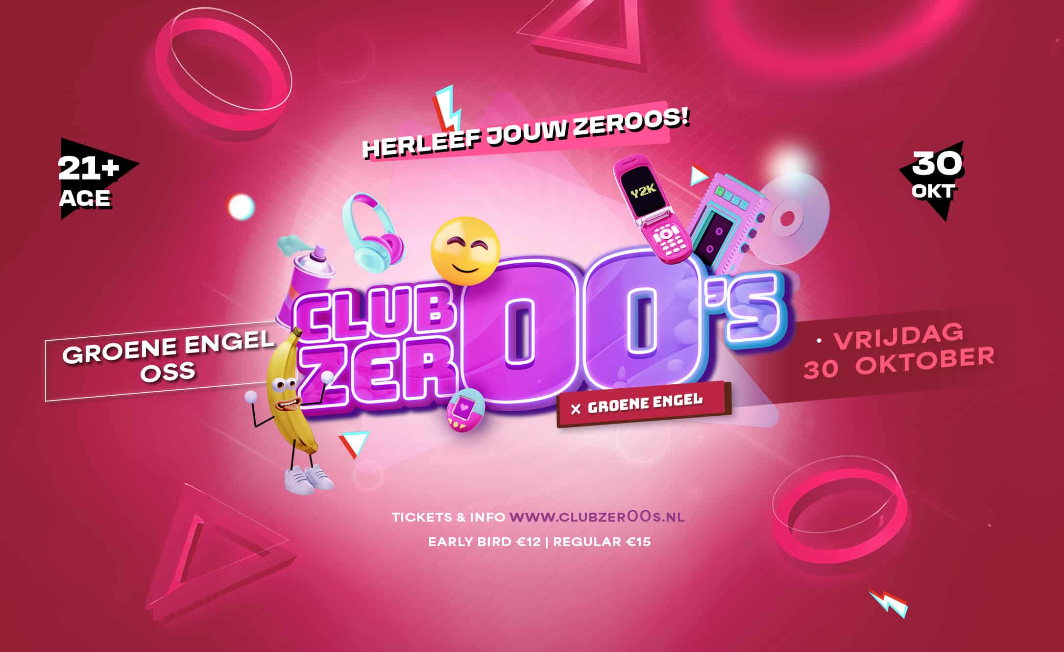 Club Zer00's in Groene Engel, Oss